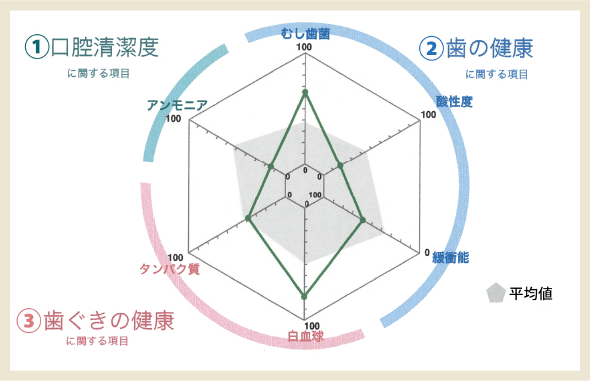 口腔清潔度・歯の健康に関する項目・歯ぐきの健康